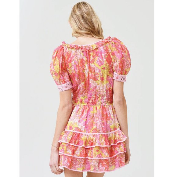 LoveShackFancy Safiya Mini Dress - Picture 2 of 14